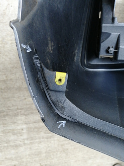 AA045706; Бампер передний, S-line; под паркт.; под омыват. (8K0 807 437 S) для Audi A4 B8/БУ; Оригинал; Р2, Удовлетворительное; 