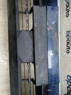 AA045835; Бампер передний; под паркт.; без омыват. (602002155AA) для Omoda C5 (2022- н.в.)/БУ; Оригинал; Р1, Мелкий дефект; 