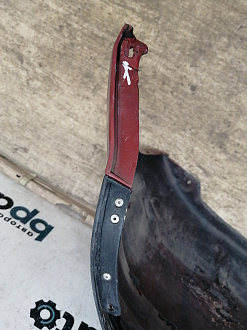 AA040262; Бампер задний; под паркт. (86611-1C310) для Hyundai Getz рест. (2005-2011)/БУ; Оригинал; Р1, Мелкий дефект; 