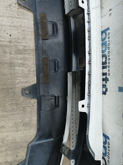 AA044520; Бампер передний; под паркт.; под омыват. (52119-60B20) для Toyota Land Cruiser 200 (2008 — 2012)/БУ; Оригинал; Р1, Мелкий дефект; 