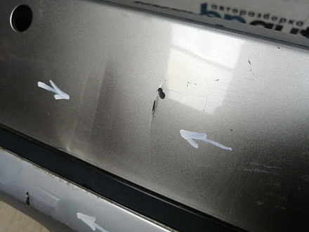 AA046060; Бампер задний, под расширители, Alltrack; под паркт. (3AF807221B) для Volkswagen Passat B7 Wagon (2011- 2014)/БУ; Оригинал; Р1, Мелкий дефект; 