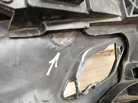 Фотография детали AA040770; Бампер передний AMG; под паркт.; под омыват. (A2128853525) для Mercedes-Benz E-klasse W212 S212/БУ; Оригинал; Р1, Мелкий дефект; . Фото номер 23