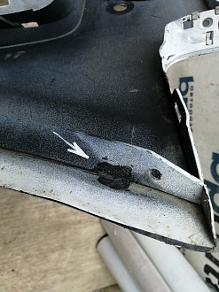 AA045592; Бампер передний; под паркт.; под омыват. (8K0 807 437 AC) для Audi A4 B8/БУ; Оригинал; Р2, Удовлетворительное; 