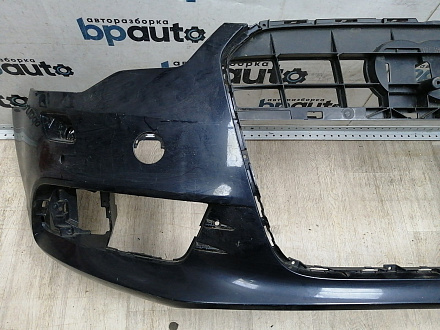 AA045631; Бампер передний; под паркт.; под омыват. (4G0 807 437) для Audi A6 C7/БУ; Оригинал; Р1, Мелкий дефект; 