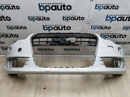 AA045625; Бампер передний; под паркт.; под омыват. (4G0 807 437) для Audi A6 C7/БУ; Оригинал; Р1, Мелкий дефект; 