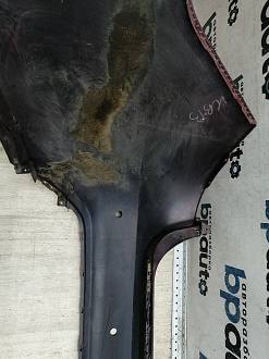 AA046122; Бампер задний; под паркт. (86611-4Y000) для Kia Rio III Sedan (2011- 2015)/БУ; Оригинал; Р1, Мелкий дефект; 