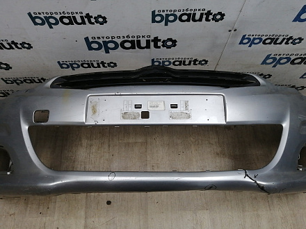 AA045304; Бампер передний; без паркт.; без омыват. (9676285080A) для Citroen C4 II HB (2011-2016)/БУ; Оригинал; Р2, Удовлетворительное; 
