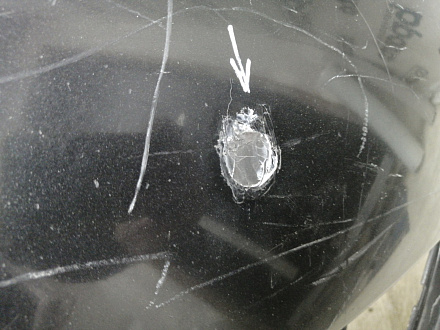 AA046127; Бампер передний; без паркт.; без омыват. (7S71-17757-A) для Ford Mondeo/БУ; Оригинал; Р1, Мелкий дефект; 