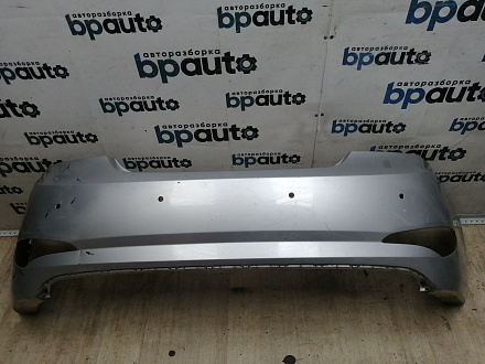 BA000141; Бампер задний; под паркт. (86611-4L500) для Hyundai Solaris I рест. Sedan (2014- 2016)/БУ; Оригинал; Р1, Мелкий дефект; 