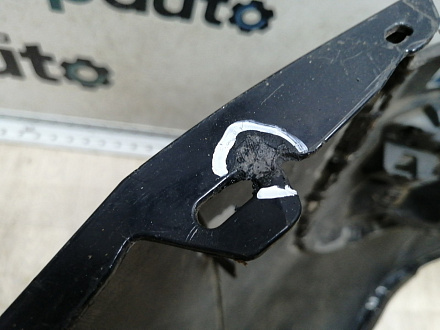 AA044866; Бампер передний; без паркт.; под омыват. (9684345077) для Peugeot 3008 I (2009-2013)/БУ; Оригинал; Р2, Удовлетворительное; 