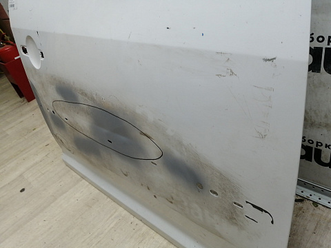 Фотография детали AA046722; Дверь передняя правая (2K0831056B) для Volkswagen Caddy/БУ; Оригинал; Р2, Удовлетворительное; . Фото номер 12