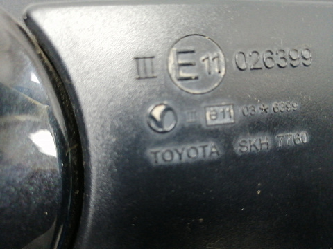 Фотография детали AA013554; Зеркало правое, 7 контактов (87908-05400) для Toyota Avensis/БУ; Оригинал; Р0, Хорошее; . Фото номер 8