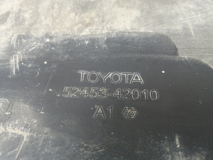 AA016510; Юбка заднего бампера, матовая (52453-42010) для Toyota Rav4 40 рест. (2015 — 2019)/БУ; Оригинал; Р1, Мелкий дефект; 