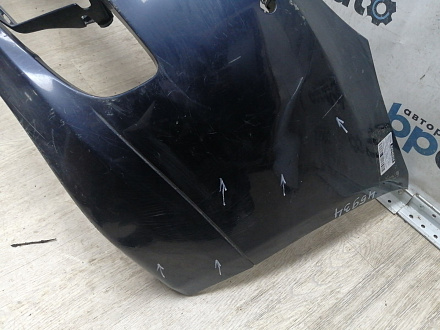 AA045934; Бампер передний; под паркт.; под омыват. (51117178068) для BMW 5 серия Е60 Е61/БУ; Оригинал; Р1, Мелкий дефект; 