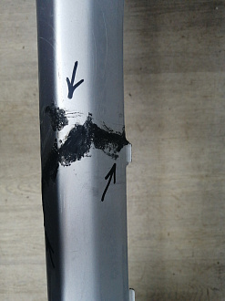 BA000182; Бампер передний; без паркт.; под омыват. (52119-05190) для Toyota Avensis/БУ; Оригинал; Р1, Мелкий дефект; 