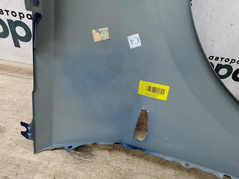 Фотография детали AA014462; Крыло переднее левое, с отв. под поворотник (66311-4L000) для Hyundai/Нов с деф; Неоригинал; Р0, Хорошее; Синий с перл. (WGM). Фото номер 10