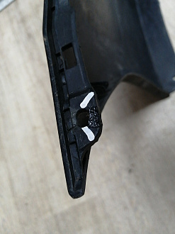 AA045695; Бампер задний; под паркт. (86611-4L000) для Hyundai/БУ; Оригинал; Р1, Мелкий дефект; 