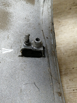 BA000141; Бампер задний; под паркт. (86611-4L500) для Hyundai Solaris I рест. Sedan (2014- 2016)/БУ; Оригинал; Р1, Мелкий дефект; 