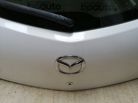 AA045283; Крышка багажника (BBY1-6202X) для Mazda 3 BL/БУ; Оригинал; Р0, Хорошее; (34K) Белый перламутр