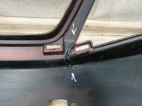 Фотография детали AA033588; Бампер передний; без паркт.; под омыват. (62022-1KA6H) для Nissan Juke I (2010-2014)/БУ; Оригинал; Р1, Мелкий дефект; . Фото номер 21