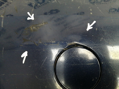 Фотография детали AA028966; Бампер передний; без паркт.; без омыват. (60U 807 217B) для Skoda Rapid/БУ; Оригинал; Р1, Мелкий дефект; . Фото номер 12