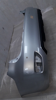 AA005397; Бампер задний; под паркт. (85022-1LB0H) для Nissan Patrol VI (Y62) (2010-2014)/БУ; Оригинал; Р0, Хорошее; K23, Серебро