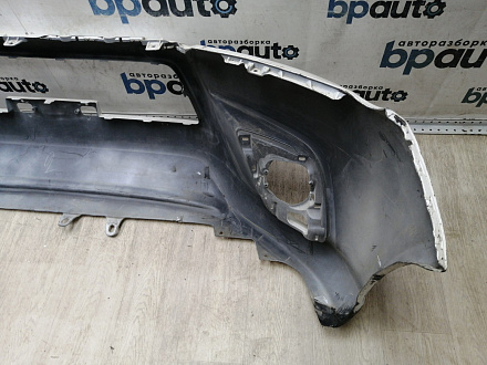AA044787; Бампер передний; без паркт.; под омыват. (52119-0K840) для Toyota Hilux VIII (2015 - 2020)/БУ; Оригинал; Р2, Удовлетворительное; 