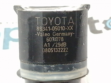 AA020809; Датчик парковки, парктроник (89341-05010) для Toyota/БУ; Оригинал; Р1, Мелкий дефект; 