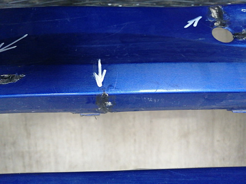 Фотография детали AA046109; Бампер передний; под омыват. (52119-F4010) для Toyota C-HR (2016- 2019)/БУ; Оригинал; Р2, Удовлетворительное; . Фото номер 12