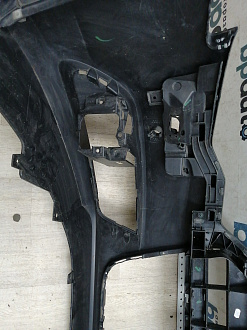 BA000166; Бампер передний; под паркт.; под омыват. (4G0 807 437) для Audi A6 C7/БУ; Оригинал; Р1, Мелкий дефект; 