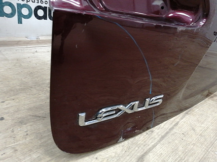 AA037910; Крышка багажника (67005-48601) для Lexus RX 450h/БУ; Оригинал; Р2, Удовлетворительное; 