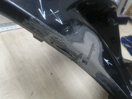 AA045750; Бампер передний, AMG; под паркт.; под омыват. (A1668856425) для Mercedes-Benz GL-klasse II (X166) (2012-2016)/БУ; Оригинал; Р1, Мелкий дефект; 