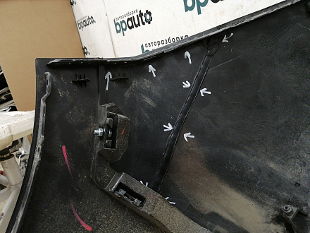 AA021691; Бампер задний; без паркт. (86611-M0000) для Hyundai Creta I (2016-н.в.)/БУ; Оригинал; Р2, Удовлетворительное; 