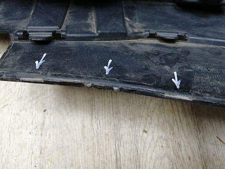 AA046096; Бампер передний; под паркт.; без омыват. (A1668851800) для Mercedes-Benz GLS-klasse I (X166) (2015-2019)/БУ; Оригинал; Р1, Мелкий дефект; 