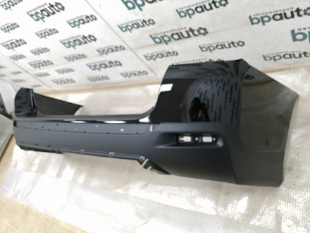 AA018418; Бампер задний; без паркт. (52159-0E907) для Toyota Highlander II рест. (2010 - 2013)/БУ; Оригинал; Р0, Хорошее; (202) Черный