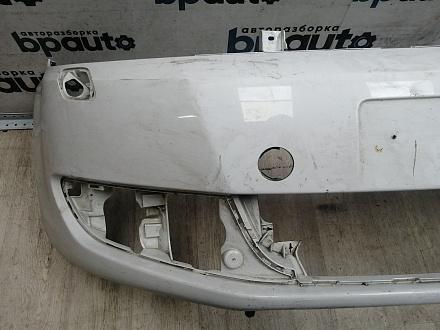 BA000246; Бампер передний; без паркт.; под омыват. (5M0807221N) для Volkswagen Golf Plus II (2009-2014)/БУ; Оригинал; Р2, Удовлетворительное; 
