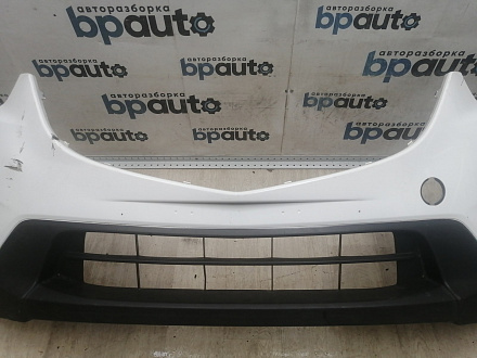 AA045756; Бампер передний; без паркт.; под омыват. (KD45-50031) для Mazda CX-5/БУ; Оригинал; Р1, Мелкий дефект; 