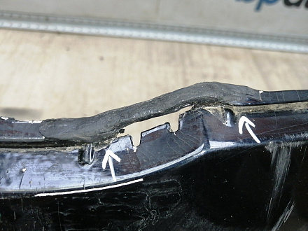 AA045398; Бампер передний; под паркт.; под омыват. (52119-06C40) для Toyota Camry/БУ; Оригинал; Р1, Мелкий дефект; 