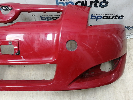 AA045678; Бампер передний; без паркт.; без омыват. (52119-02680) для Toyota Auris I (2007- 2010)/БУ; Оригинал; Р1, Мелкий дефект; 