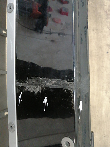 Фотография детали AA041944; Бампер передний; под паркт.; без омыват. (602000372AA) для EXEED VX I (2021-2023)/БУ; Оригинал; Р2, Удовлетворительное; . Фото номер 7