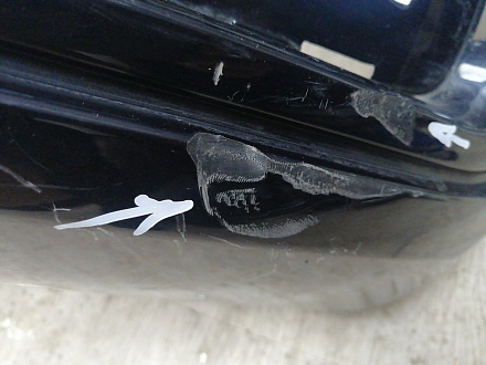 BA000255; Бампер передний, S-line; без паркт.; под омыват. (8R0 807 437 AC) для Audi Q5 I рест. (2012-2017)/БУ; Оригинал; Р1, Мелкий дефект; 