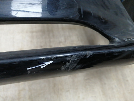 AA045591; Бампер передний; без паркт.; под омыват. (8K0 807 437 AC) для Audi A4 B8/БУ; Оригинал; Р2, Удовлетворительное; 