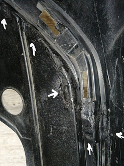 AA045401; Бампер передний; под паркт.; под омыват. (52119-06C40) для Toyota Camry/БУ; Оригинал; Р2, Удовлетворительное; 