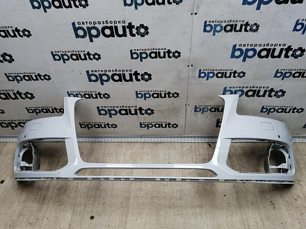 BA000137; Бампер передний; под паркт.; под омыват. (8R0 807 437 M) для Audi Q5 I рест. (2012-2017)/БУ; Оригинал; Р1, Мелкий дефект; 