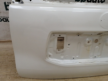 AA033660; Крышка багажника (67005-60F50) для Toyota Land Cruiser Prado 150 (2010 — 2013)/БУ; Оригинал; Р1, Мелкий дефект; (070) Белый перламутр 3х. сл.