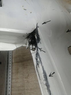 BA000206; Бампер передний; под паркт.; под омыват. (62022-1ME0H) для Infiniti/БУ; Оригинал; Р1, Мелкий дефект; 