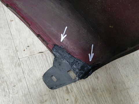 Фотография детали AA045937; Бампер передний; без паркт.; без омыват. (9680484677) для Peugeot 308 I (2008-2011)/БУ; Оригинал; Р2, Удовлетворительное; . Фото номер 12