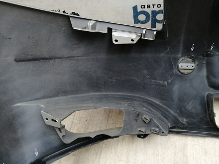 AA045680; Бампер передний; без паркт.; без омыват. (52119-02680) для Toyota Auris I (2007- 2010)/БУ; Оригинал; Р1, Мелкий дефект; 