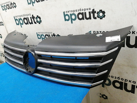 Решетка радиатора Фольксваген Passat B7 Wagon 2011- 2014, б/у, фото 4