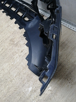 BA000255; Бампер передний, S-line; без паркт.; под омыват. (8R0 807 437 AC) для Audi Q5 I рест. (2012-2017)/БУ; Оригинал; Р1, Мелкий дефект; 